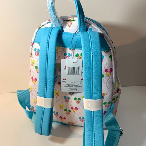 Disney Parks Loungefly Mickey Mouse Balloon Mini Backpack 3-D Vault WDW 50th New main image 5